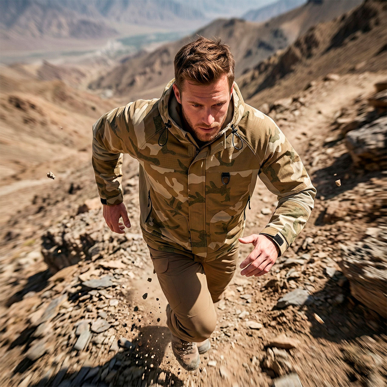 Chaqueta Camuflada Táctica Cordura