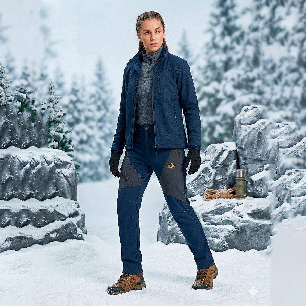 Pantalón AeroShell de Alta Montaña  Unisex - Impermeable para Climas Extremos